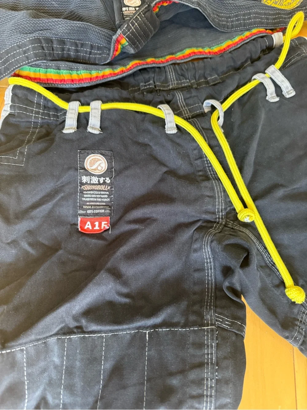 Classic Kids Brazilian Jiu-Jitsu Gi with Yellow Accents   Shoyoroll Brazilian Ji
